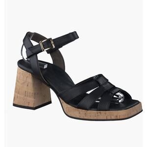 Paul Green Classic Black Tina Fisherman Sandal (Women) size UK 7 / US 9.5